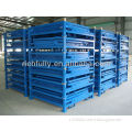 Collapsible Stackable heavy duty warehouse storage cage , Roll cage